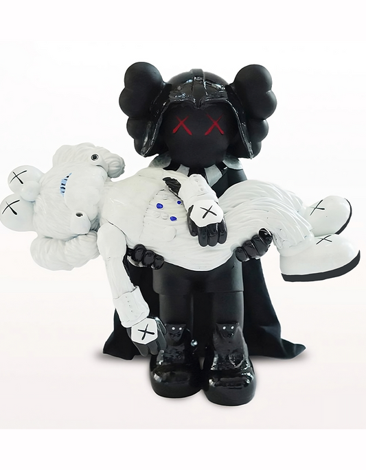 Kaws BFF Kaws Darth Vader Boyalı Figür Büyük Boy 20CM