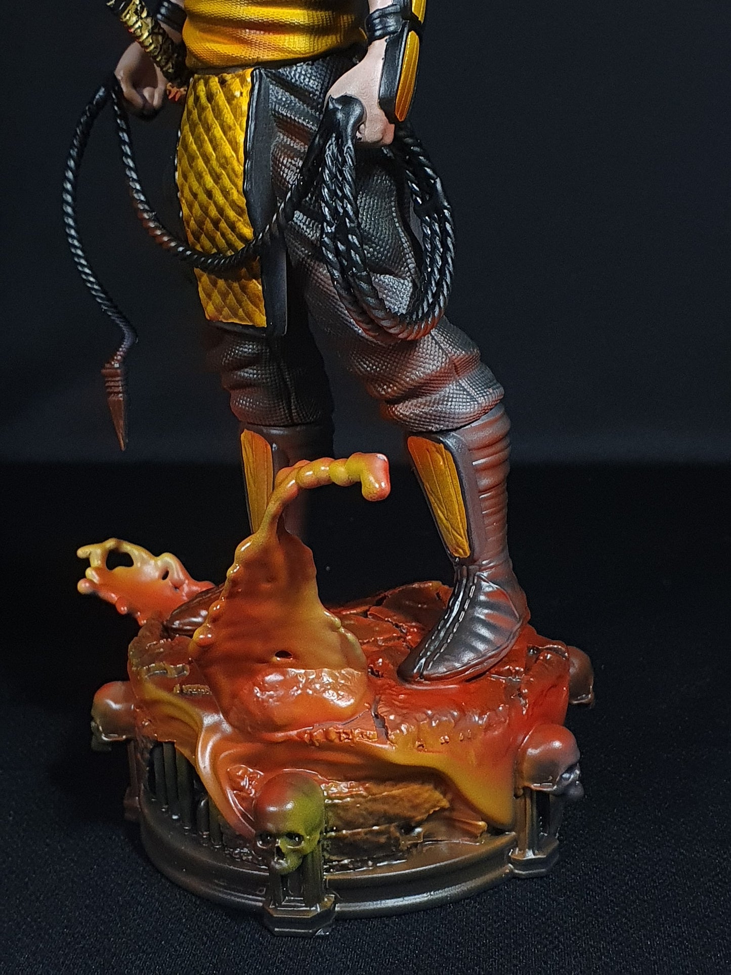 Mortal Kombat Scorpion Figur Mortal Kombat Scorpion Objekt Groß 25CM
