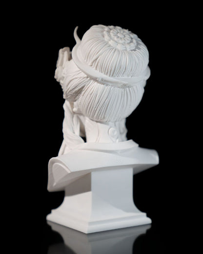 Japanische Geisha Büste Geisha Figur Groß 18CM