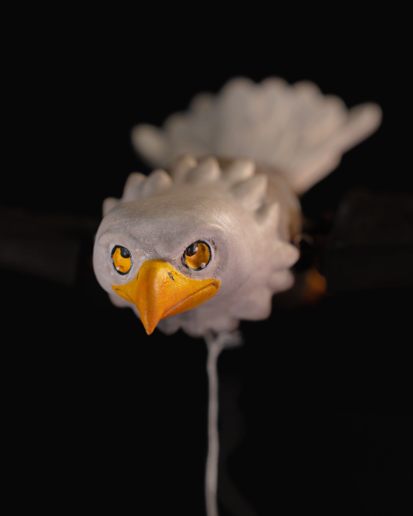 Adler mit Flügelschlag Spielzeug-Handpuppe