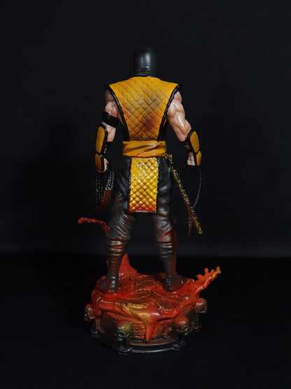 Mortal Kombat Scorpion Figur Mortal Kombat Scorpion Objekt Groß 25CM