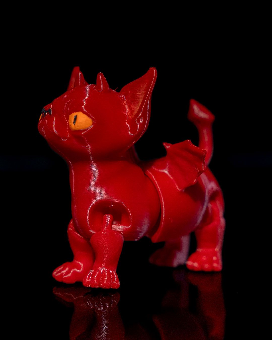 Halloween Chihuahua, Teufelshund Bewegliches Spielzeug 13 CM