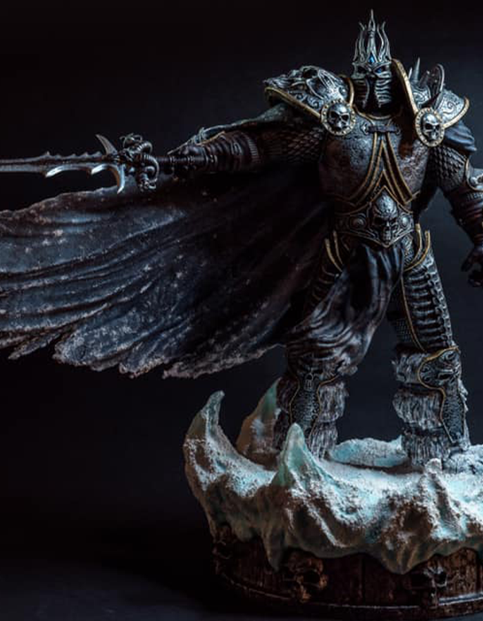 World of Warcraft Lich King Figur WOW Lich King Deko-Objekt 25CM Groß