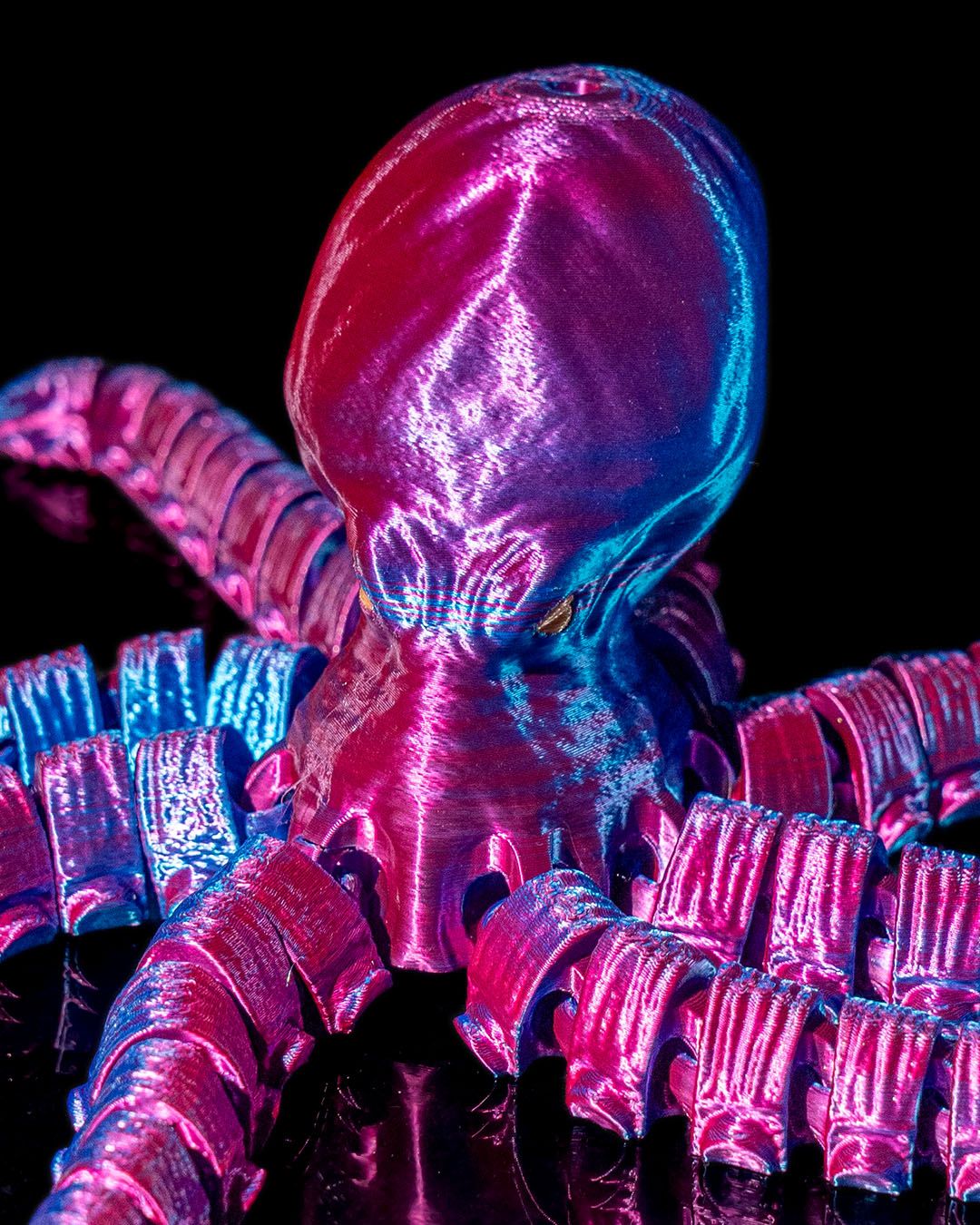 Krake mit Taucherhelm, bewegliches Spielzeug Oktopus, bewegliches Spielzeug