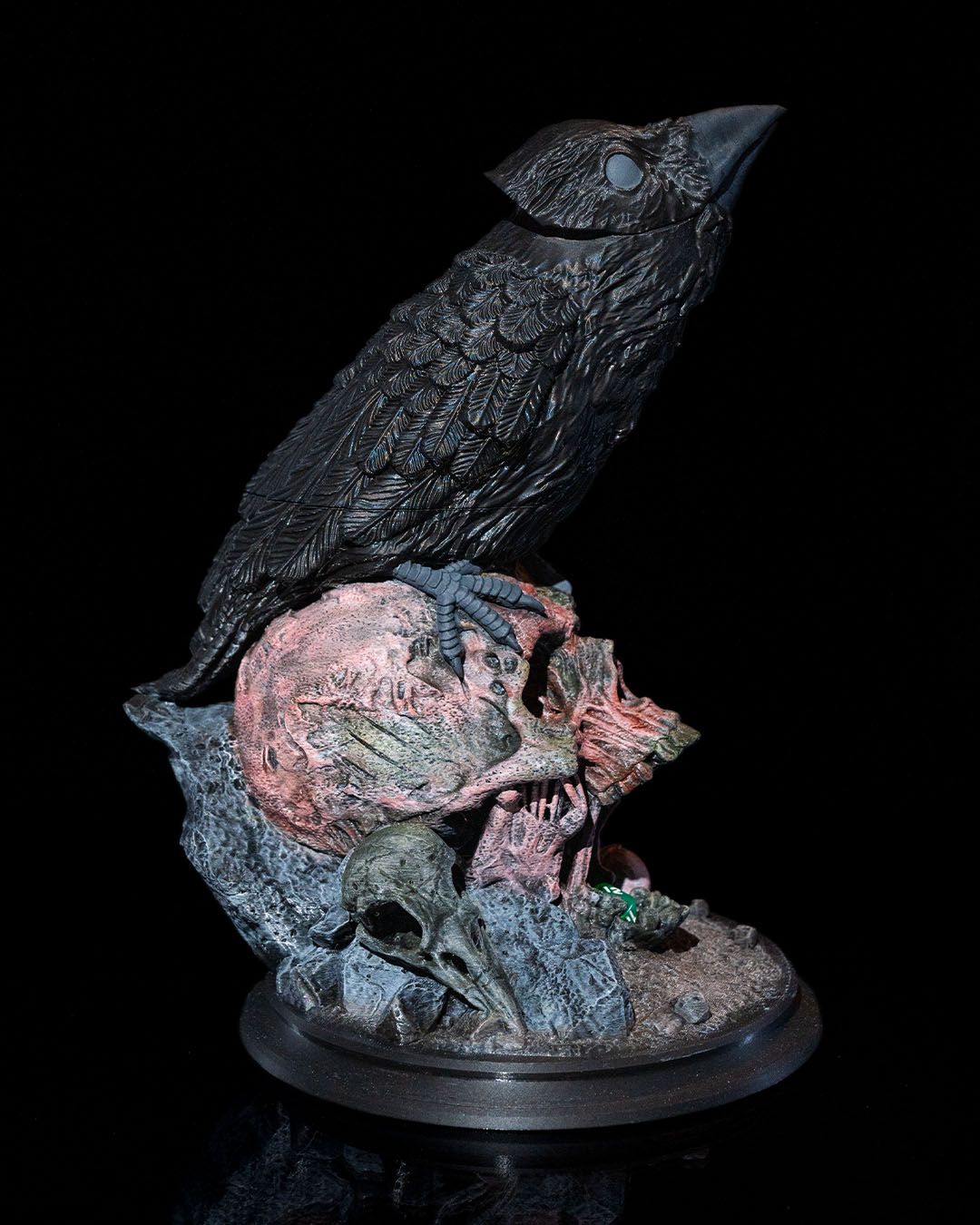 Game Of Thrones Rabe Totenkopf Beweglicher Würfelturm 25CM Groß