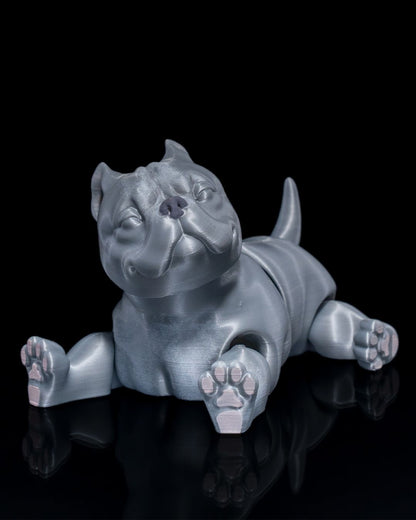 Amerikan Bully Hund Spielzeug Pitbull Bewegliches Spielzeug 15CM