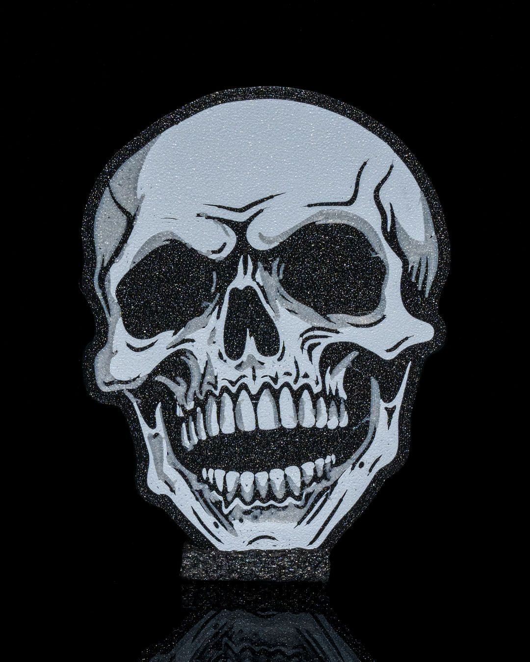 Halloween Totenkopf Totenköpfe Untersetzer 6er Set