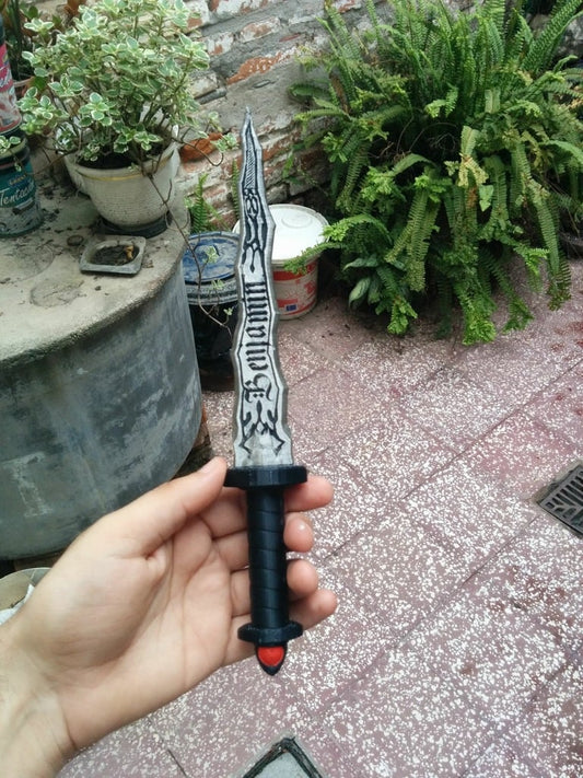 İsme Özel Hançer Rumpelstiltskin Hançer Kişiye Özel İsimli Hançer 17CM