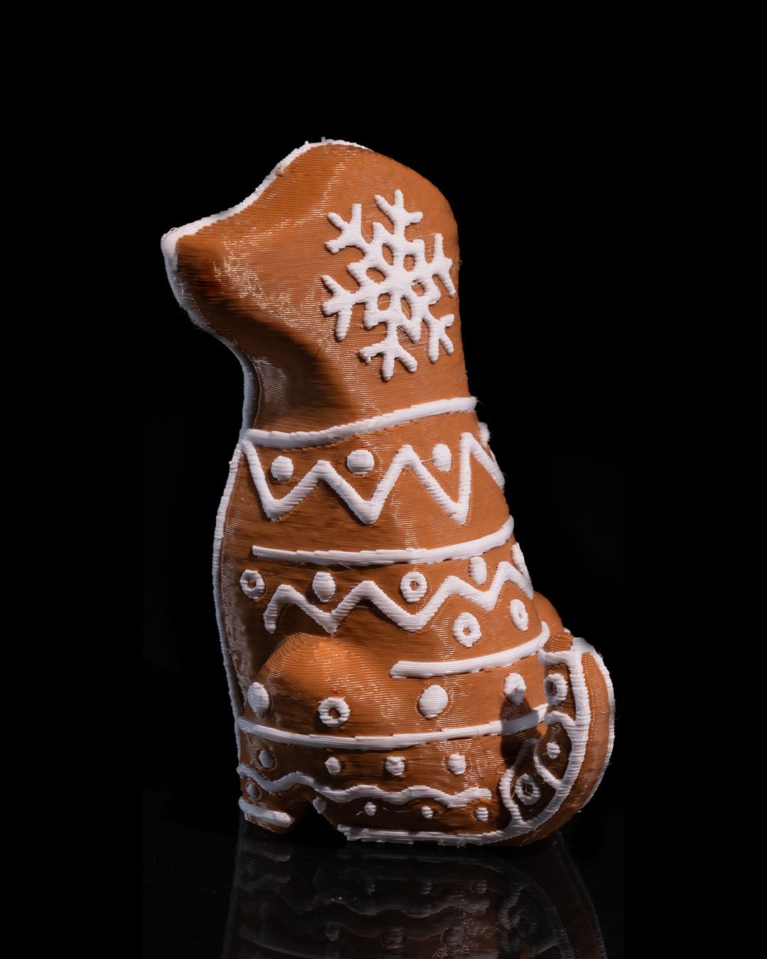 Weihnachtsdeko Hund Weihnachtsdeko Lebkuchen Hund 8CM