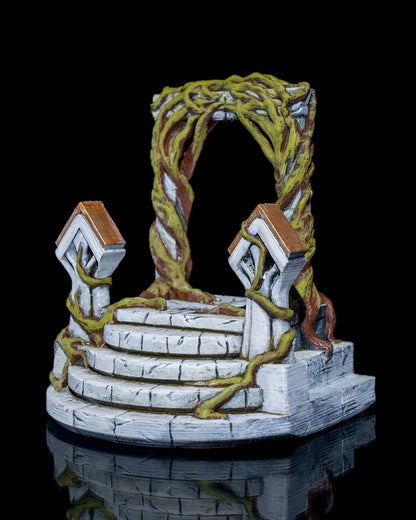 Antik-Tor-Tischtelefonständer Groß 20CM