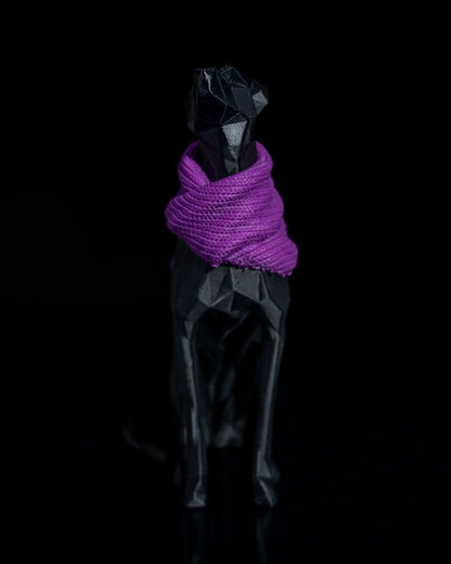 Whippet Edler Hund Bemalte Figur 12 CM