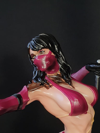 Mortal Kombat Mileena Figur Mortal Kombat Mileena Objekt Groß 25CM