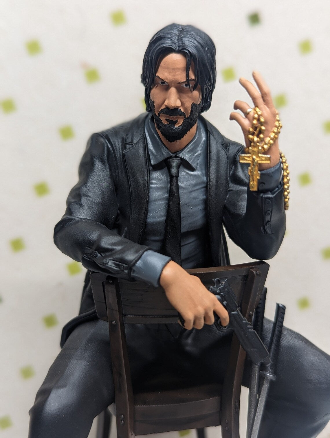 John Wick Figur Keanu Reeves Schreibtisch Deko Objekt 18CM