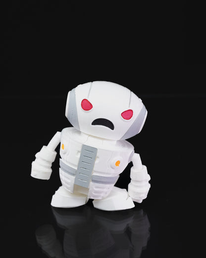 Roboterfigur mit beweglichem Gesichtsausdruck, 14 cm