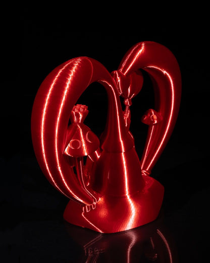 Romantisches Valentinstagsgeschenk Herz-Zwerg Dekorationsobjekt 18CM
