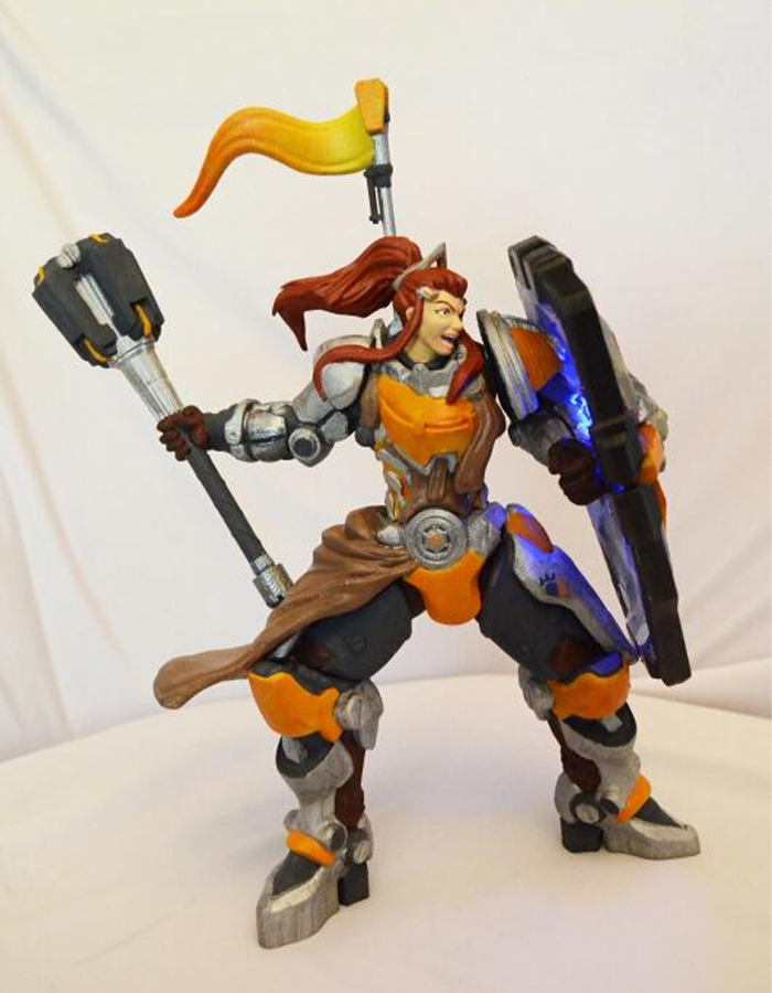 Overwatch Brigitte Figur Overwatch Brigitte Lindholm Figur Groß 25CM