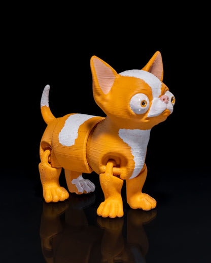Richard Chihuahua Hund Bewegliches Spielzeug 15CM