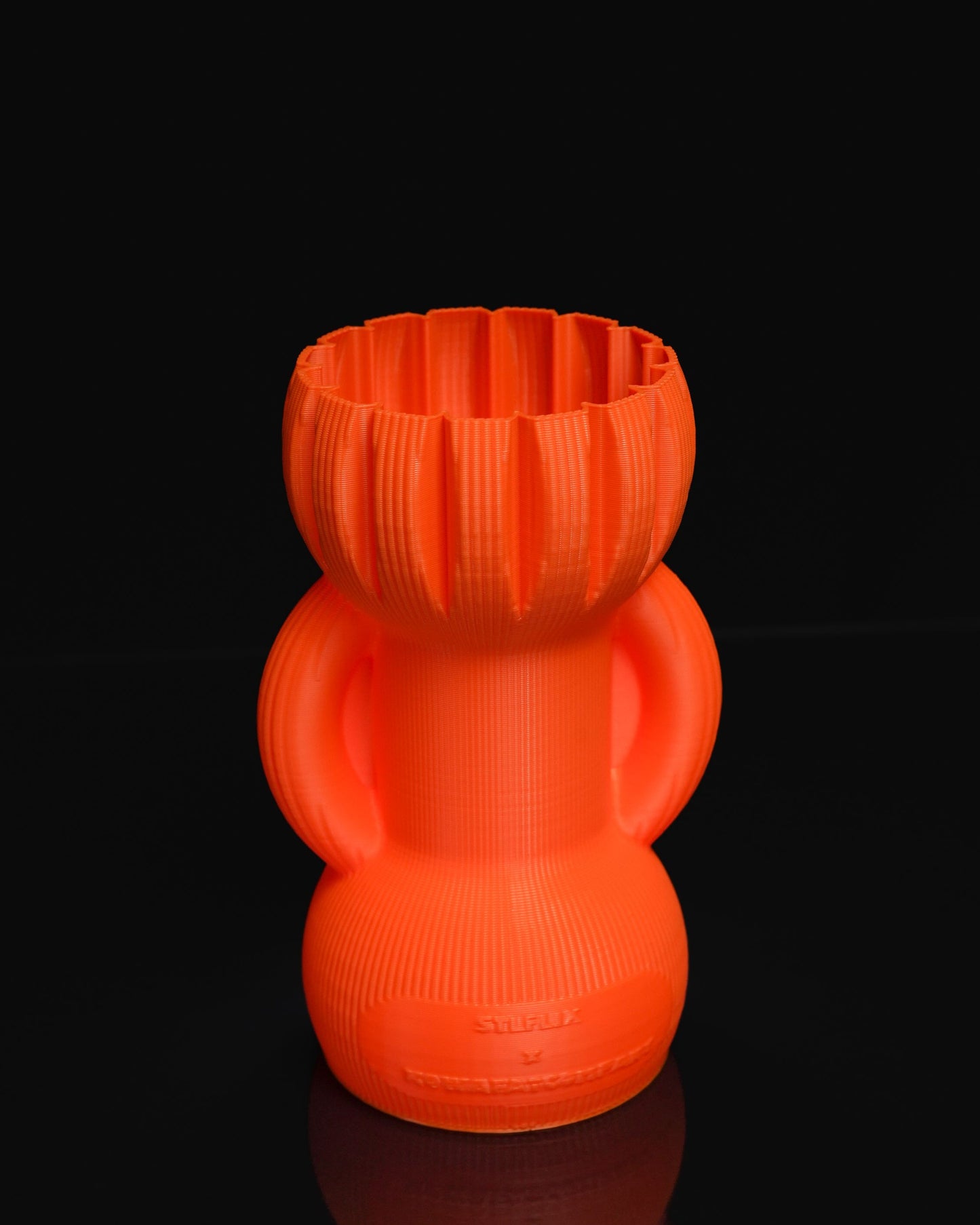 Tiki Dekorative orange Totemvase