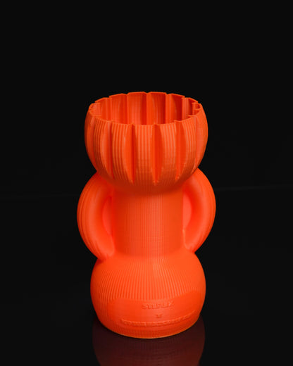 Tiki Dekorative orange Totemvase