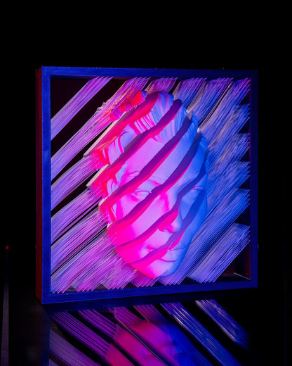 Illusion Damen Gesicht Dekoobjekt Noir Modernes Dekoobjekt 16 CM