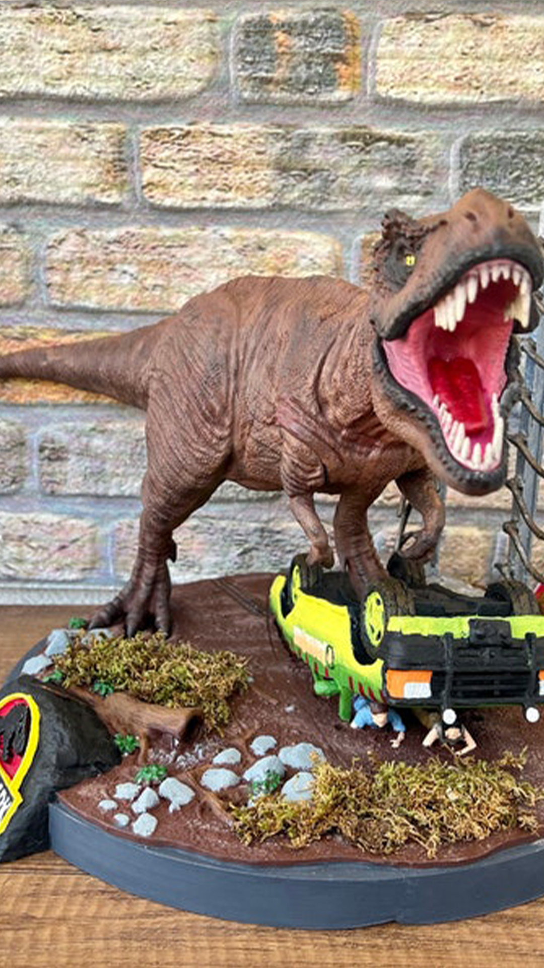 Jurassic Park Dinosaurier Figur Jurassic World T-Rex Objekt 25CM Großformat