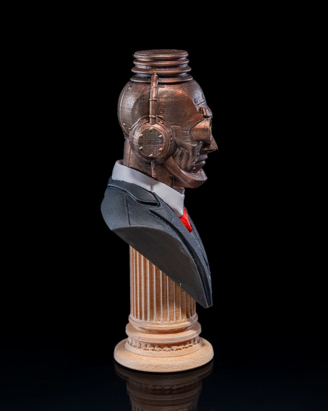 Abraham Lincoln Bemalte Büste 13 CM
