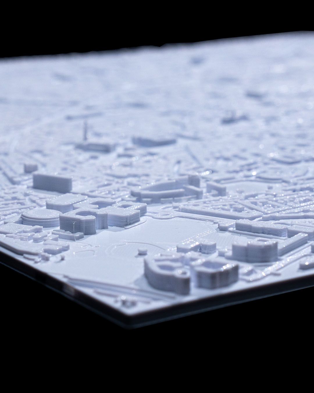 Toulouse 3D Skyline Dekorative Minimalistische Wandtafel Frankreich Toul