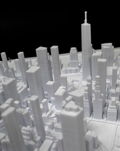 Manhattan 3D Stadt-Skyline Dekorative Minimalistische Wandtafel Manhattan