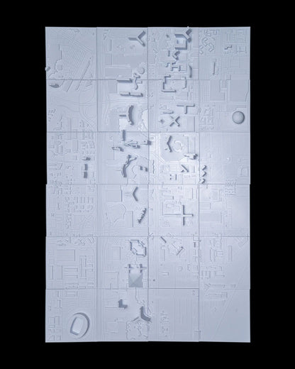 Las Vegas 3D Stadtbild Dekorative Minimalistische Wandtafel Las Vegas