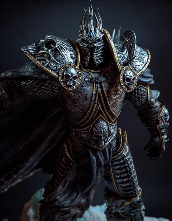 World of Warcraft Lich King Figur WOW Lich King Deko-Objekt 25CM Groß