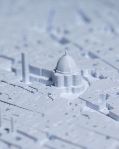 Florence 3D Stadt-Skyline Dekorative Minimalistische Wandkunst