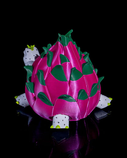 Drachenfrucht bemalte Figur Drachenfrucht Schildkröte Dekoobjekt 12CM