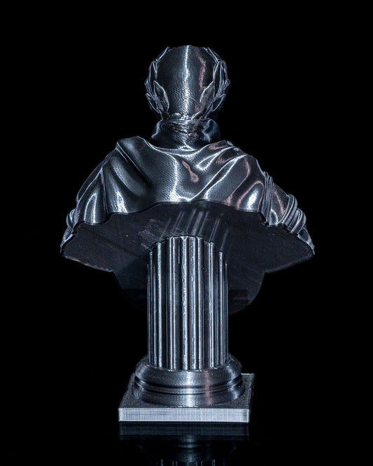 Dekorative altgriechische Gladiatoren-Büste mit Totenkopf-Detail 15 CM