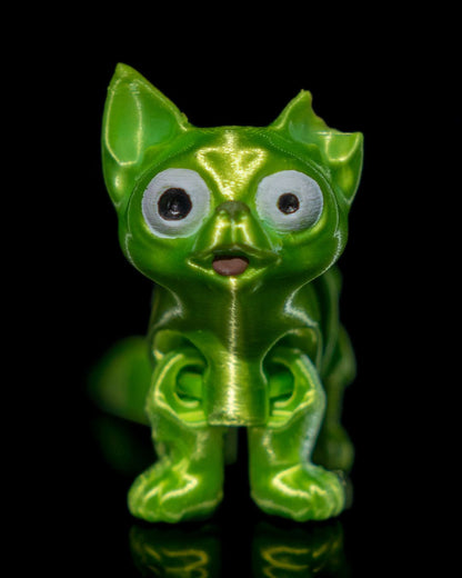 Halloween Zombie Katze Bewegliches Spielzeug 13 CM