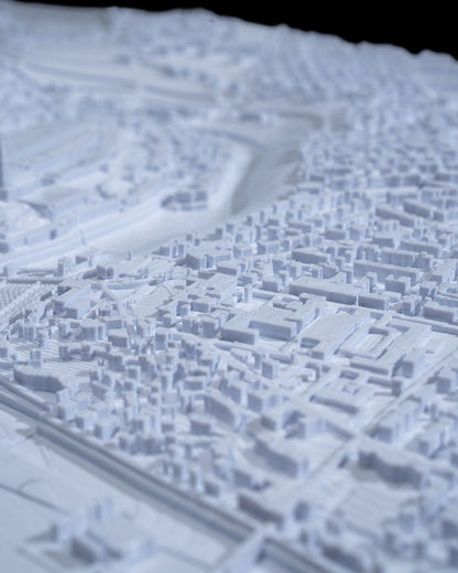 Bern 3D Stadt-Skyline Dekorative minimalistische Wandtafel Schweiz Bern Ta