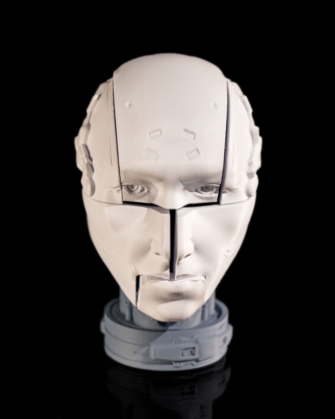 Weltraum-Ära Roboter-Anatomie-Büste, zerlegt, 15cm