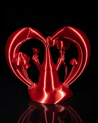 Romantisches Valentinstagsgeschenk Herz-Zwerg Dekorationsobjekt 18CM