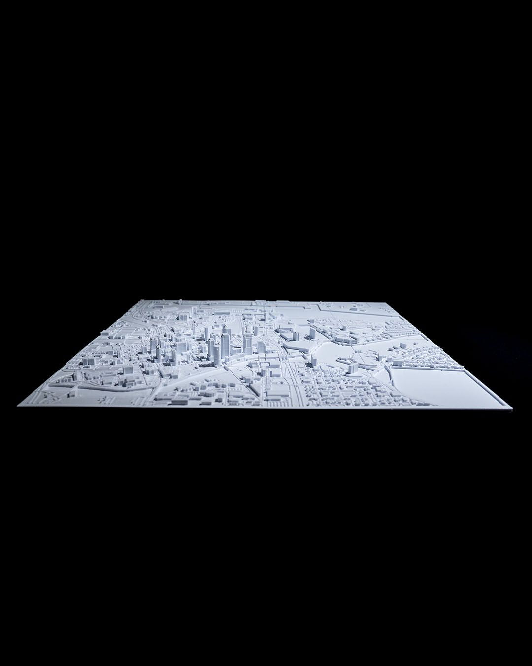 Tampa 3D Stadt-Skyline Dekorative Minimalistische Wandkunst Tampa Gemälde