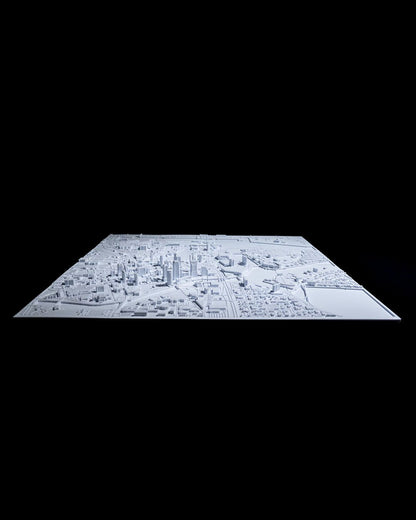 Tampa 3D Stadt-Skyline Dekorative Minimalistische Wandkunst Tampa Gemälde