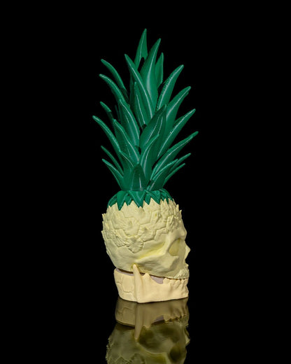 Ananas Totenkopf Bewegliches Objekt Totenkopf Objekt Tropisches Objekt Riesenformat 34CM