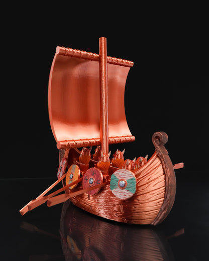Wikinger Kriegerschiff Wikinger Segelschiff und Zwerge Groß