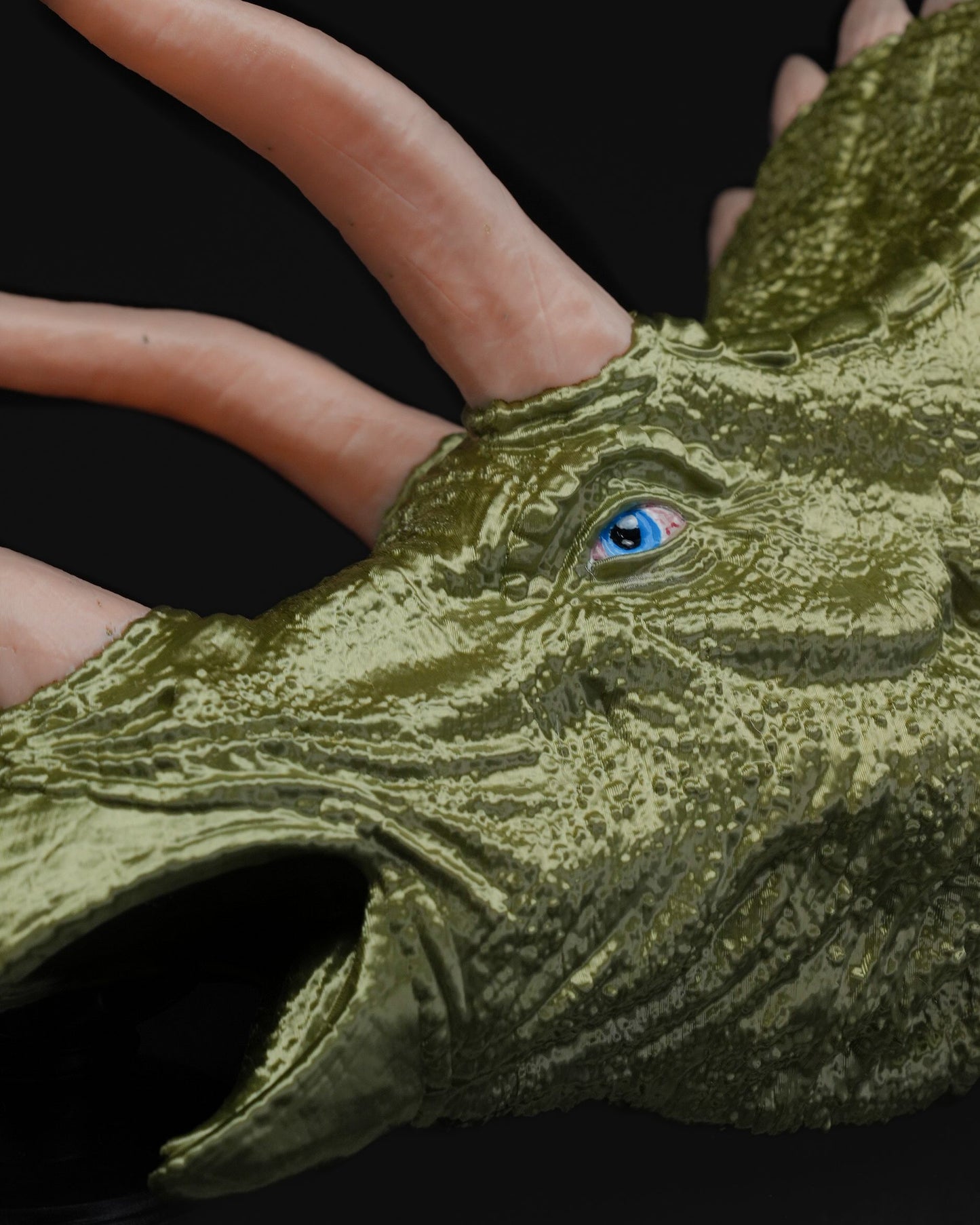Jurassic Park Triceratops Dinosaurier Bemalte Wandbüste 20 cm