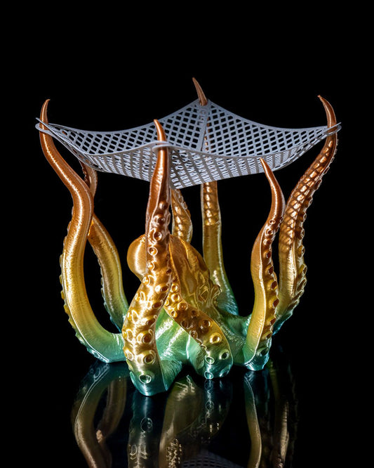 Kraken Mesh Fruit Bowl Octopus Arms Mesh Fruit Bowl Large Size 20CM