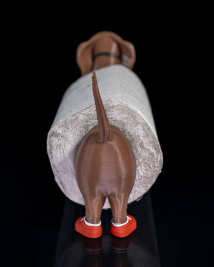 Dackel Niedliche Hund-Motiv Toilettenpapierhalter