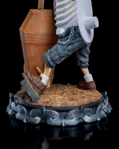 Mechaniker - Raybone Brown Bemalte Figur 15 cm
