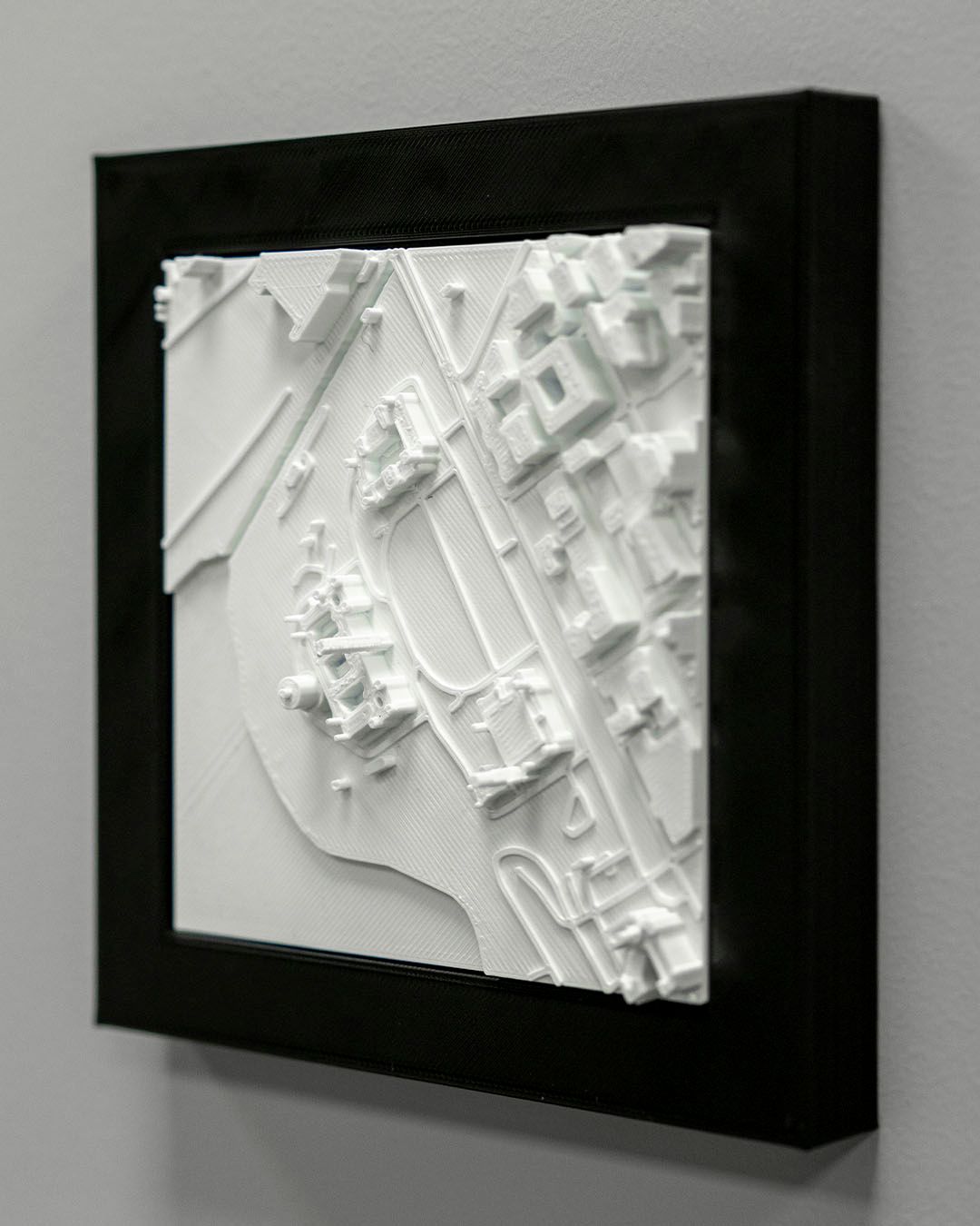 Ottowa 3D Skyline Dekorative minimalistische Wandkunst Ottawa Gemälde