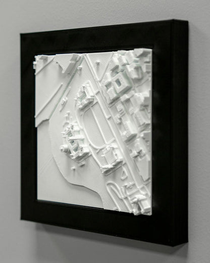 Ottowa 3D Skyline Dekorative minimalistische Wandkunst Ottawa Gemälde