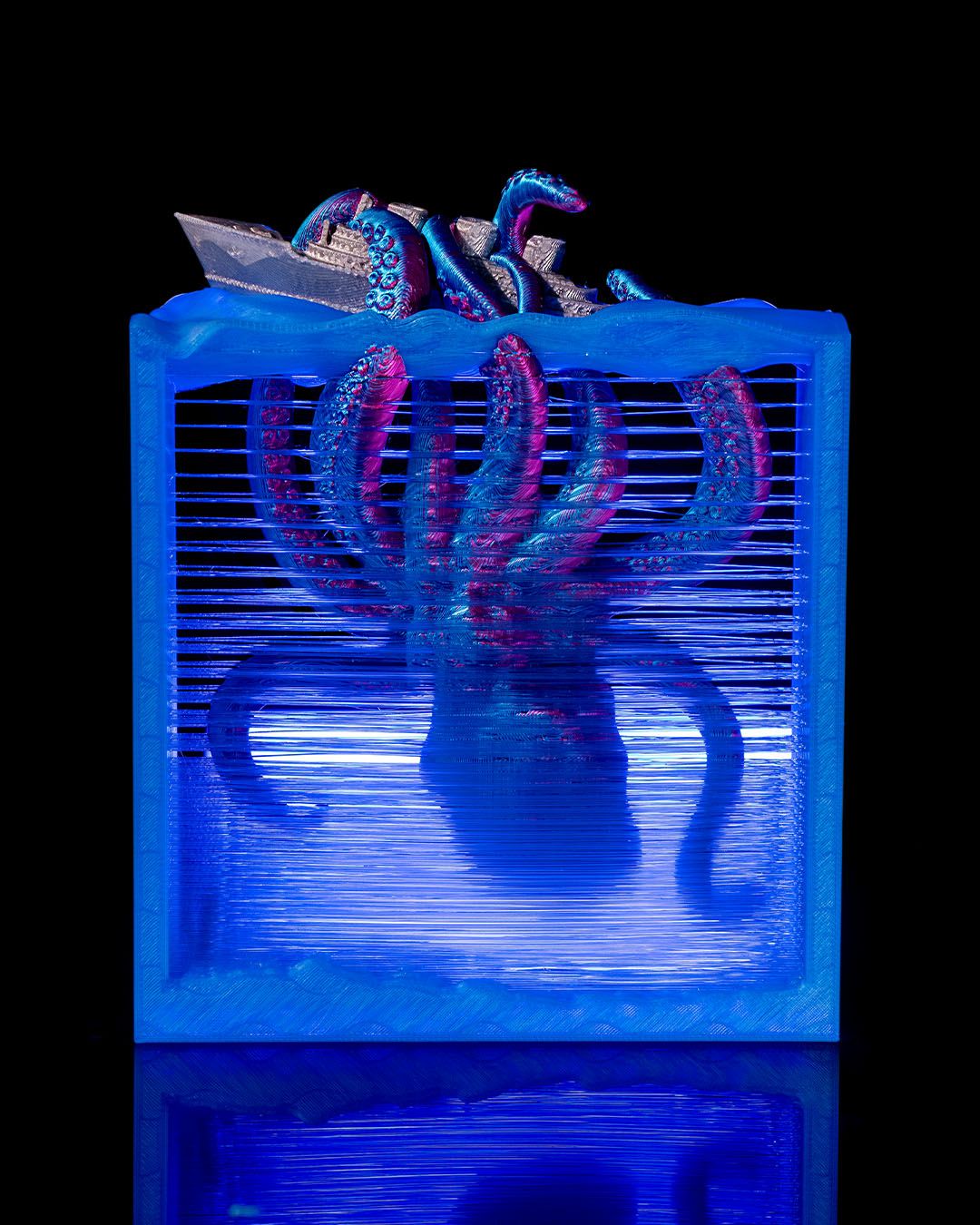 Titanic Schiffswrack Kraken Dekoration 16CM