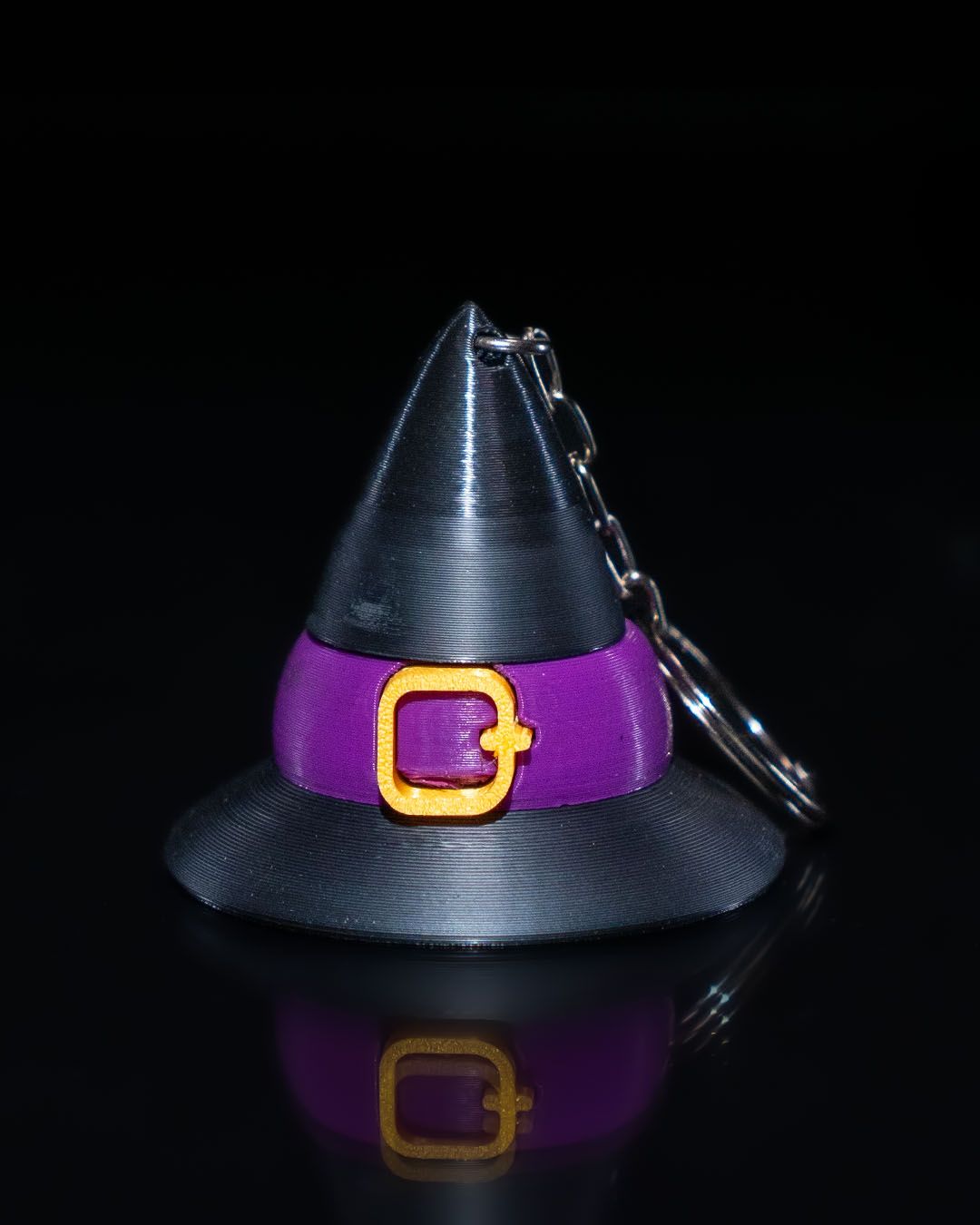 Halloween Hexenhut Schlüsselanhänger Taschenanhänger mit Kette