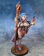 Flammenhexe bemalte Figur 15CM